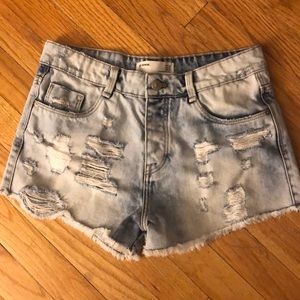 Zara TRF Denim Shorts